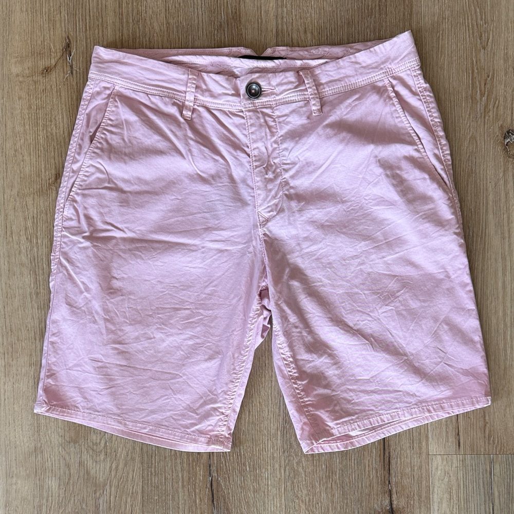 Rodd & Gunn Light Pink Flat Front Shorts